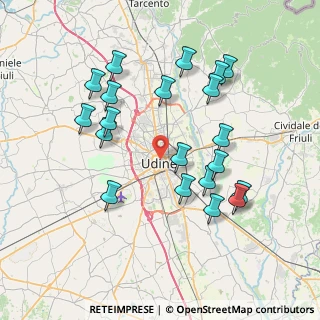Mappa Piazza I Maggio, 33100 Udine UD, Italia (7.603)