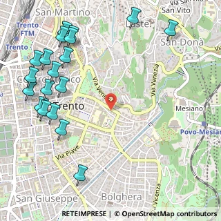 Mappa Via dei Molini, 38122 Trento TN, Italia (0.723)