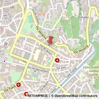 Mappa Via Giuseppe Grazioli, 59, 38122 Trento, Trento (Trentino-Alto Adige)