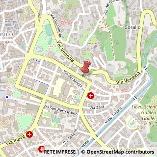 Mappa Via Giuseppe Grazioli, 51, 38122 Trento, Trento (Trentino-Alto Adige)