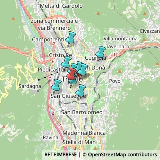 Mappa Via dei Molini, 38122 Trento TN, Italia (1.21182)