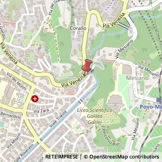 Mappa Via Venezia, 10, 38122 Trento, Trento (Trentino-Alto Adige)