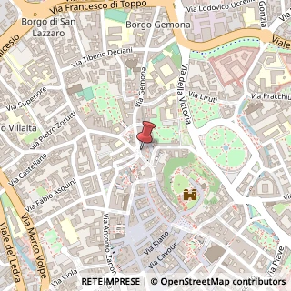 Mappa Piazza San Cristoforo, 12, 33100 Udine, Udine (Friuli-Venezia Giulia)