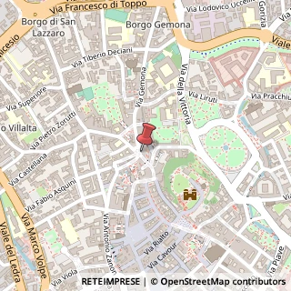 Mappa Piazza San Cristoforo, 14, 33100 Udine, Udine (Friuli-Venezia Giulia)