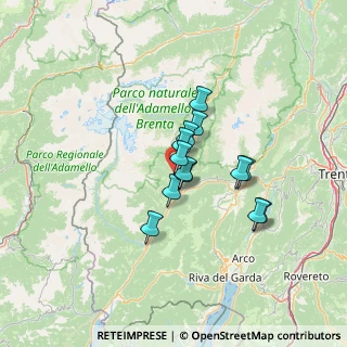 Mappa Via dell'Artigianato, 38094 Porte di Rendena TN, Italia (9.08692)