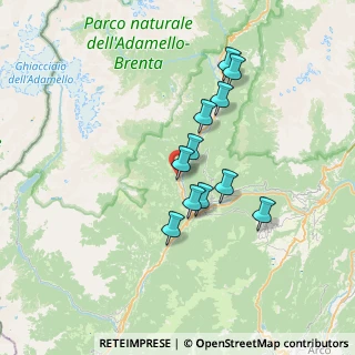 Mappa Via dell'Artigianato, 38094 Porte di Rendena TN, Italia (5.64182)