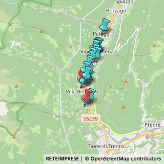 Mappa Via dell'Artigianato, 38094 Porte di Rendena TN, Italia (1.1115)