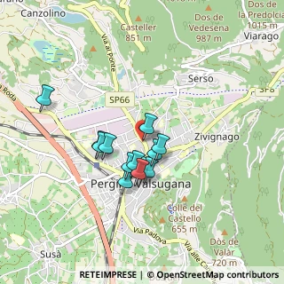Mappa Via Marmolada, 38057 Pergine Valsugana TN, Italia (0.65308)