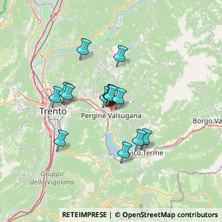 Mappa Via Marmolada, 38057 Pergine Valsugana TN, Italia (5.545)