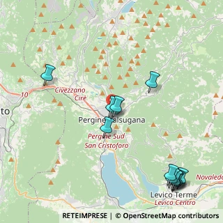 Mappa Via Marmolada, 38057 Pergine Valsugana TN, Italia (5.03923)