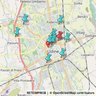 Mappa Via Generale Antonio Baldissera, 33100 Udine UD, Italia (1.35846)