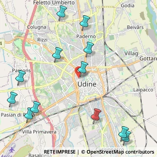 Mappa Via Generale Antonio Baldissera, 33100 Udine UD, Italia (2.83417)