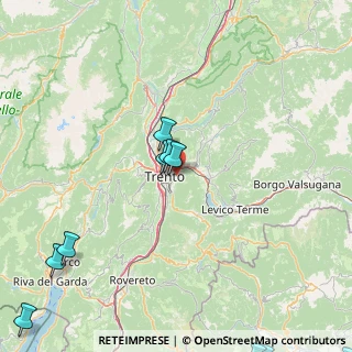 Mappa 38123 Povo TN, Italia (37.12)
