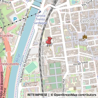 Mappa Via Giuseppe Verdi, 8, 38122 Trento, Trento (Trentino-Alto Adige)