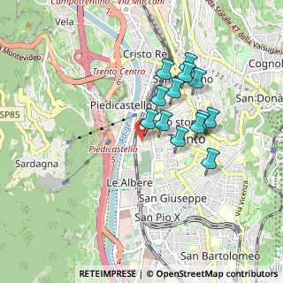 Mappa Palazzina Cavazzani., 38122 Trento TN, Italia (0.74538)