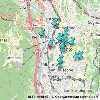 Mappa Palazzina Cavazzani., 38122 Trento TN, Italia (0.71286)