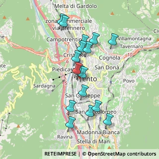 Mappa Via Carlo Esterle, 38122 Trento TN, Italia (1.67529)