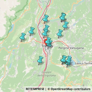 Mappa Via Carlo Esterle, 38122 Trento TN, Italia (7.21188)