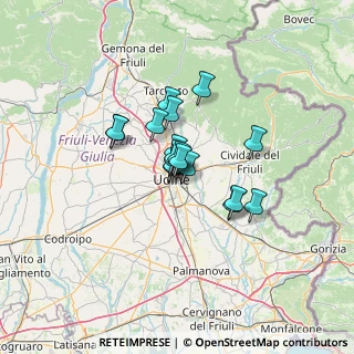 Mappa Via Muggia, 33100 Udine UD, Italia (7.66278)