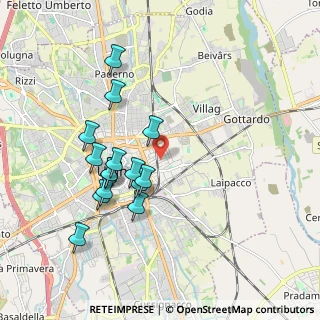 Mappa Via Muggia, 33100 Udine UD, Italia (1.75667)
