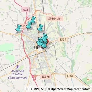 Mappa Via Muggia, 33100 Udine UD, Italia (2.31636)