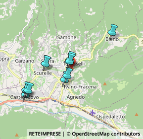 Mappa Via Pretorio, 38059 Strigno TN, Italia (1.66833)