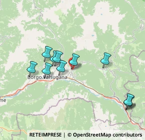 Mappa Via Pretorio, 38059 Strigno TN, Italia (7.45)