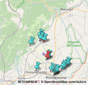 Mappa Via de Zan, 33081 Aviano PN, Italia (8.3915)