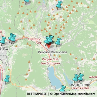 Mappa Via Francesco Petrarca, 38057 Pergine Valsugana TN, Italia (5.36286)