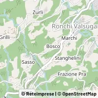 지도 Ronchi Valsugana