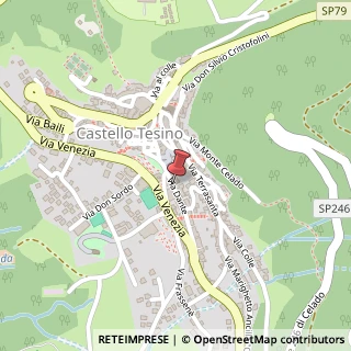 Mappa Via Dante, 10, 38053 Castello Tesino, Trento (Trentino-Alto Adige)