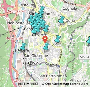 Mappa Via Cesare Abba, 38121 Trento TN, Italia (0.8835)