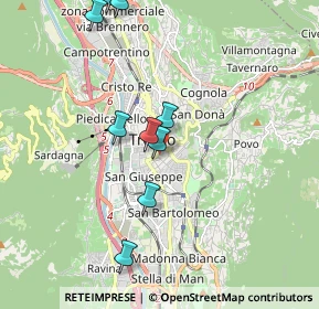 Mappa Via Cesare Abba, 38121 Trento TN, Italia (2.33636)