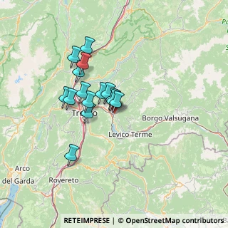 Mappa Via Volpare, 38057 Pergine Valsugana TN, Italia (10.00813)