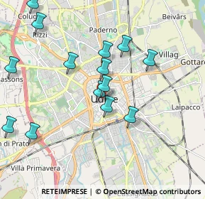 Mappa Via Nicolò Lionello, 33100 Udine UD, Italia (2.01214)