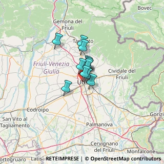 Mappa Via Luzzatto M.R., 33100 Udine UD, Italia (6.2325)