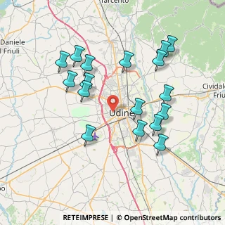 Mappa Via Luzzatto M.R., 33100 Udine UD, Italia (7.51235)