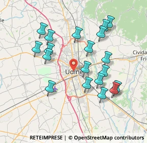 Mappa Piazza Matteotti Giacomo, 33100 Udine UD, Italia (7.29526)