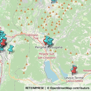 Mappa Viale Dante Alighieri, 38057 Pergine Valsugana TN, Italia (7.0085)