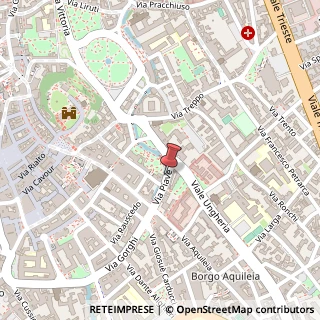 Mappa Via piave 4, 33100 Udine, Udine (Friuli-Venezia Giulia)