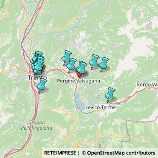 Mappa Loc. Fratte c, 38057 Pergine Valsugana TN, Italia (7.3885)