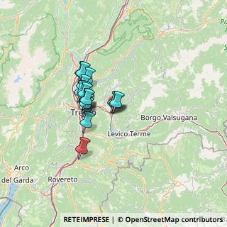 Mappa Via Fabio Filzi, 38057 Pergine Valsugana TN, Italia (9.20111)