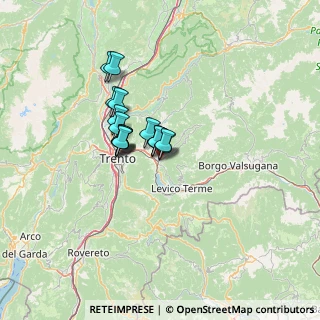 Mappa Via Fabio Filzi, 38057 Pergine Valsugana TN, Italia (8.44059)