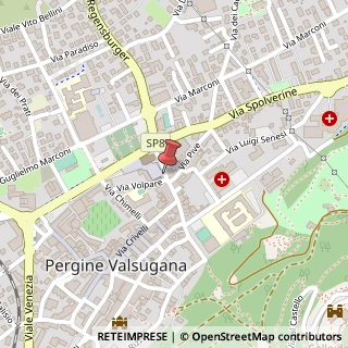 Mappa Via battisti cesare 24, 38057 Pergine Valsugana, Trento (Trentino-Alto Adige)
