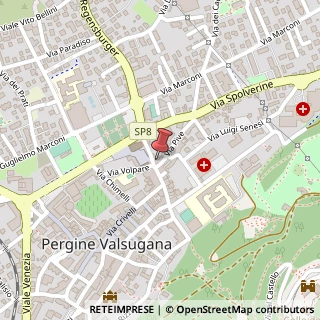 Mappa Via Fabio Filzi, 2, 38057 Pergine Valsugana, Trento (Trentino-Alto Adige)