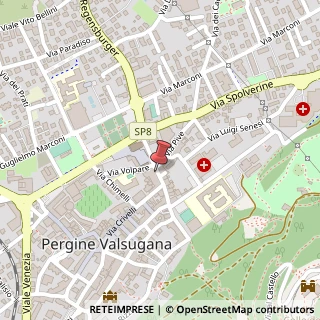 Mappa Via Cesare Battisti, 2, 38057 Pergine Valsugana, Trento (Trentino-Alto Adige)