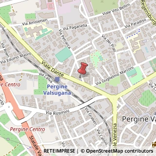 Mappa Viale Dante, 24, 38057 Pergine Valsugana, Trento (Trentino-Alto Adige)