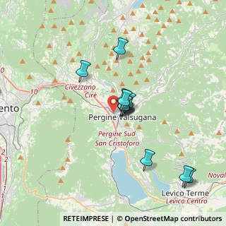 Mappa Centro Intermodale, 38057 Pergine Valsugana TN, Italia (2.71583)