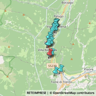 Mappa Via Elisabetta Conci, 38094 Porte di Rendena TN, Italia (1.179)
