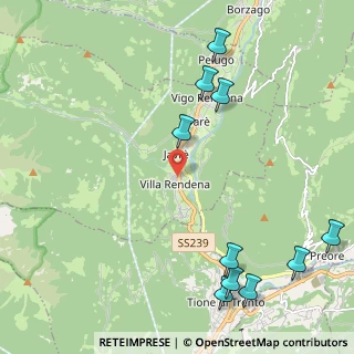 Mappa Via Elisabetta Conci, 38094 Porte di Rendena TN, Italia (3.10583)
